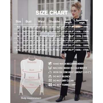 MANGOPOP Black Bodysuit Mock Neck Cutout Front Long Sleeve Tops(Black L)