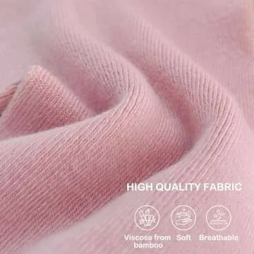 SERISIMPLE Women Thin Bamboo Socks Crew Lightweight Above Ankle Casual Dress Sock For Ladies Bootie Trouser 5 Pairs (Assorted, Medium)