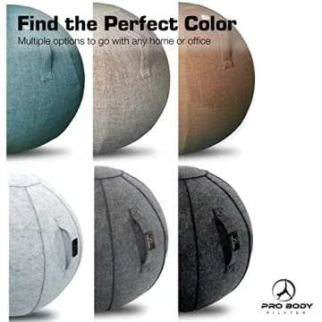 ProBody Pilates Yoga Ball Chair for Office Desk Support
