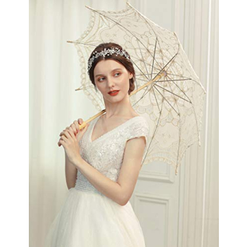 Elegant Lace Umbrella Parasol for Wedding & Party