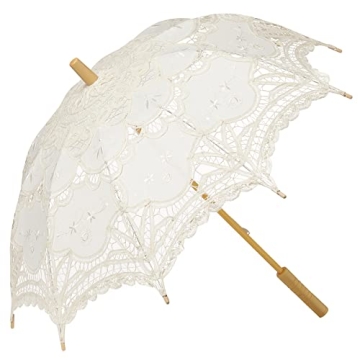 Elegant Lace Umbrella Parasol for Wedding & Party