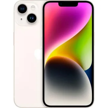 Apple iPhone 14, 128GB, Starlight - Unlocked (Renewed)