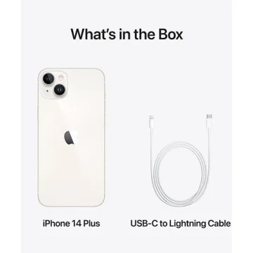 Apple iPhone 14, 128GB Starlight Unlocked Renewed
