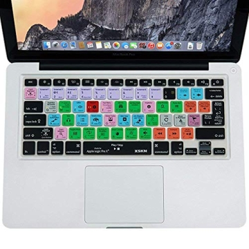 XSKN Logic Pro X Keyboard Skin for MacBook - Shortcuts Included