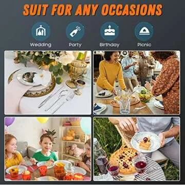 Heavy Duty Disposable Plastic Forks for All Occasions