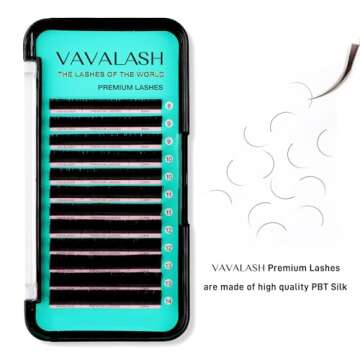 Eyelash Extensions 0.05 D Curl 12mm Lash Extensions Supplies Individual Lashes Premium Silk Volume &...