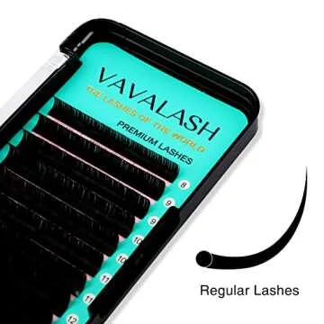 Eyelash Extensions 0.05 D Curl 12mm Lash Extensions Supplies Individual Lashes Premium Silk Volume & Classic Lash Soft Matte Dark Professional Eyelashes Extension (0.05-D-12mm)
