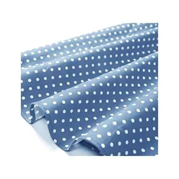 Gardenwed Plus Size Women's Vintage Cocktail Party Sleeveless 1950s Retro Polka Dot Dresses Blue Small White Dot 3XL