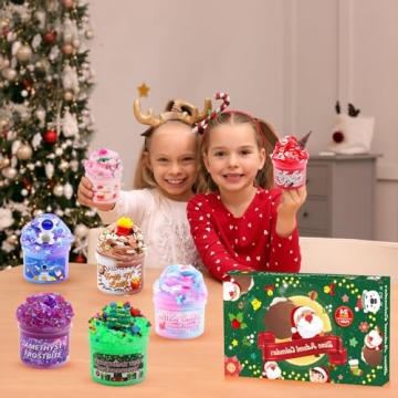 Slime Advent Calendar 2024 - Holiday Fun for Kids