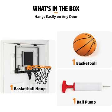Majik Indoor Basketball Hoop with LED Scoring