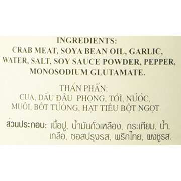 Crab Paste with Soya Bean Oil - Authentic Indian Flavor