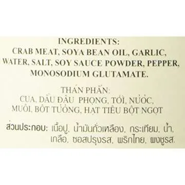 Crab Paste with Soya Bean Oil - Authentic Indian Flavor