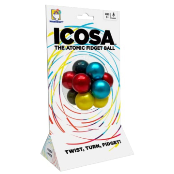 Brainwright ICOSA Atomic Fidget Ball for All Ages