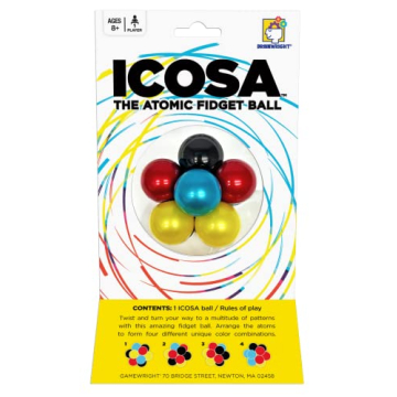 Brainwright ICOSA Atomic Fidget Ball for All Ages
