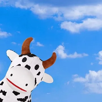 iPlay iLearn Bouncy Pals Hopping Cow Toy for Toddlers