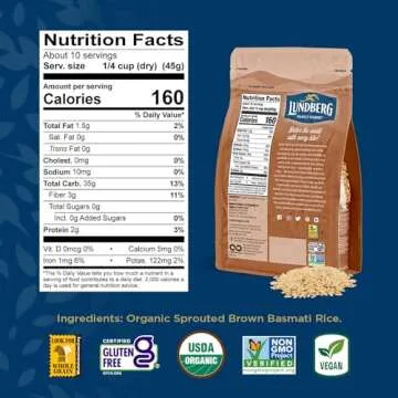 Organic Lundberg Basmati Rice - Nutritious & Delicious