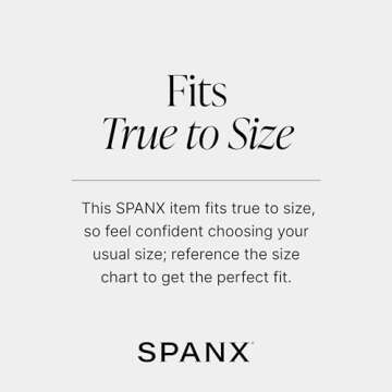 Spanx Women's Everyday Shaping Panties Seamless Thong Black Thongs SM