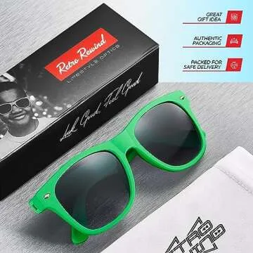 Retro Rewind Kids Sunglasses UV400 - Fun for Ages 3-12