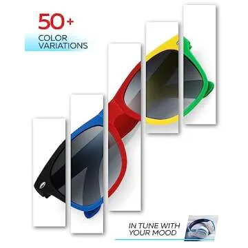 Retro Rewind Kids Sunglasses UV400 - Fun for Ages 3-12