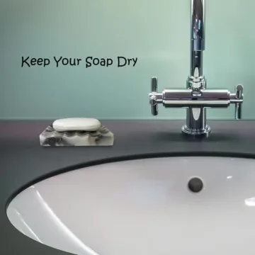 Elegant GHYFGD Natural Marble Soap Dish for All Occasions