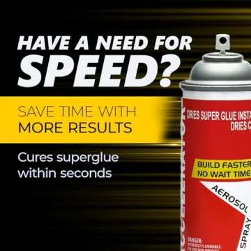 Starbond CA Glue Accelerator Instantly Dries Super Glue, 10 oz