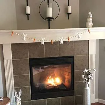 Christian Easter Bunny Carrot Wreath for Spring Decor