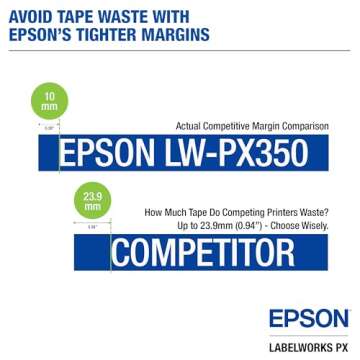 Epson LW-PX350 Label Maker Kit - Portable & Versatile Device