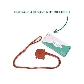 Elegant Vegan Leather Plant Hanger for Indoor Outdoor Decor