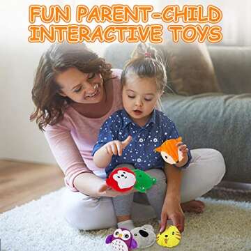 teytoy Sensory Bean Bag for Kids 10 Pack,Texture Sensory Beanbags,Sensory Toys for Autism,Animal Sensory Fine Motor Toys with Storage Bag for Boys and Girls