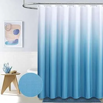 BTTN Luxury Ombre Shower Curtain for Elegant Bathrooms