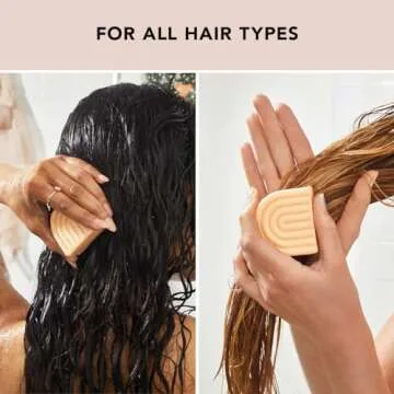 Kitsch Coconut Oil Deep-Moisturizing Hair Conditioner Bar | Made in US | Eco-friendly Daily Conditioner for Dry Hair | Nourishes & Restores Damaged Hair for Less Breakage | Paraben Free, 2.7 oz