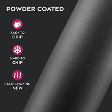 Insulated 25oz Water Bottle with 3 Lids - FineDine