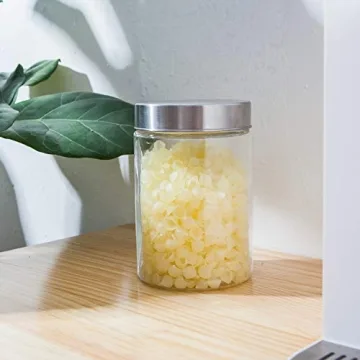 Stylish Flrolove Glass Storage Jars With Stainless Lids