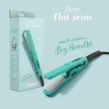 Conair Mini Flat Iron for Travel - Ceramic Technology