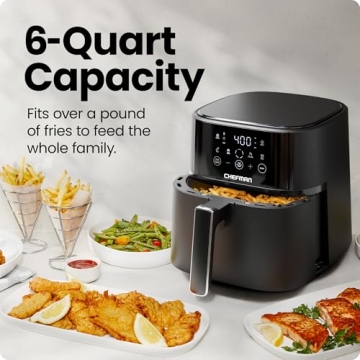 Chefman 6 QT Air Fryer - Healthy Cooking Made Easy