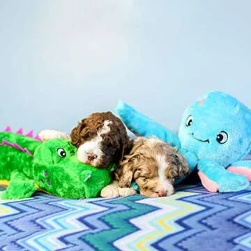 ZippyPaws - Grunterz Grunting Plush Large Dog Toy - Oscar the Octopus