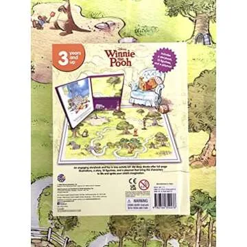 Disney Winnie the Pooh Classic My Busy Books - Storybook, 10 figurines, playmat