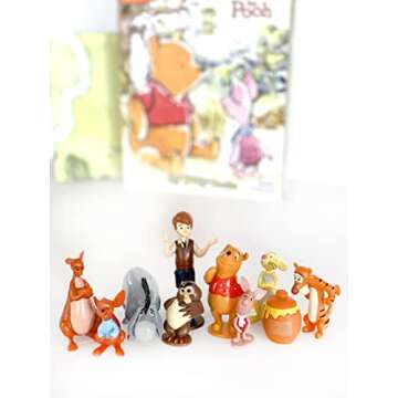 Disney Winnie the Pooh Classic My Busy Books - Storybook, 10 figurines, playmat