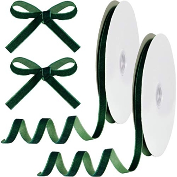 Chunyin Christmas Velvet Ribbon - Ideal for Gifts and Crafts