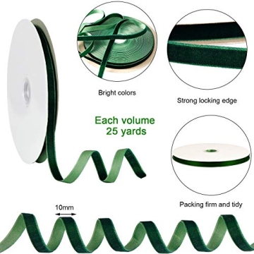 Chunyin Christmas Velvet Ribbon - Ideal for Gifts and Crafts