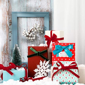 Chunyin Christmas Velvet Ribbon - Ideal for Gifts and Crafts