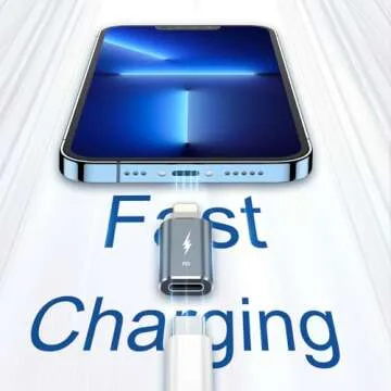 TechMatte USB C to Lightning Adapter for Fast Charging