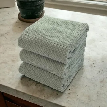 Sage Green Kitchen Dish Towels Set for All Cooking Needs