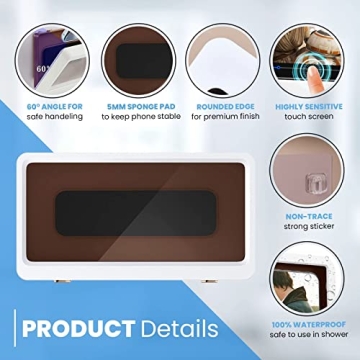 Waterproof Shower Phone Holder for Ultimate Relaxation