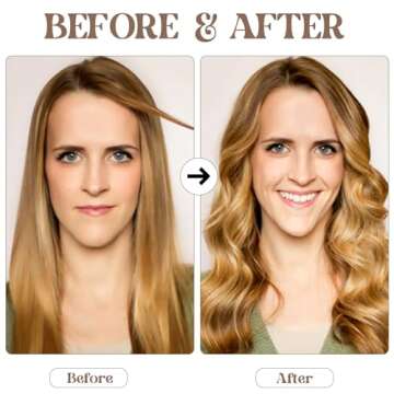 Kaiersi Satin Heatless Hair Curler 3 Pack - Soft Silk No Heat Curling Headband with 3 Curling Irons for Women, Brown (Item Form: Rod, Material: Satin, Suitable for All Hair Types, Hair Color: Brown)