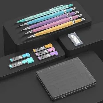 Mr. Pen- Pastel Mechanical Pencil Set with Lead and Eraser Refills, 5 Sizes, 0.3, 0.5, 0.7, 0.9, 2mm, Mechanical Pencils for Drawing and Sketching, Cute Pencils, Mechanical Pencil