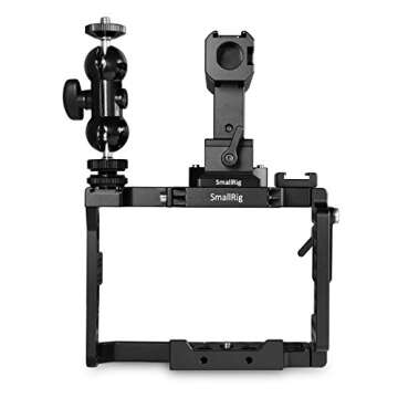 SMALLRIG Cage Kit for Sony A7II/A7RII/A7SII Camera with Cage, Handle, HDMI Lock, Cold Shoe, Quick Release Safety Rail, Double Ball Head - 1894