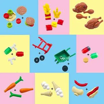 Kitchen Food Accessories Building Block Toy for Kids