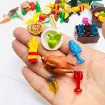 Kitchen Food Accessories Building Block Toy for Kids