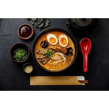 Ramen Seasoning | Large Shaker | Fat Free | Saturated Fat Free | Cholesterol Free | Low Sugar | Crafted in Small Batches | Premium | Perfect for Broth, Toppings & Noodles